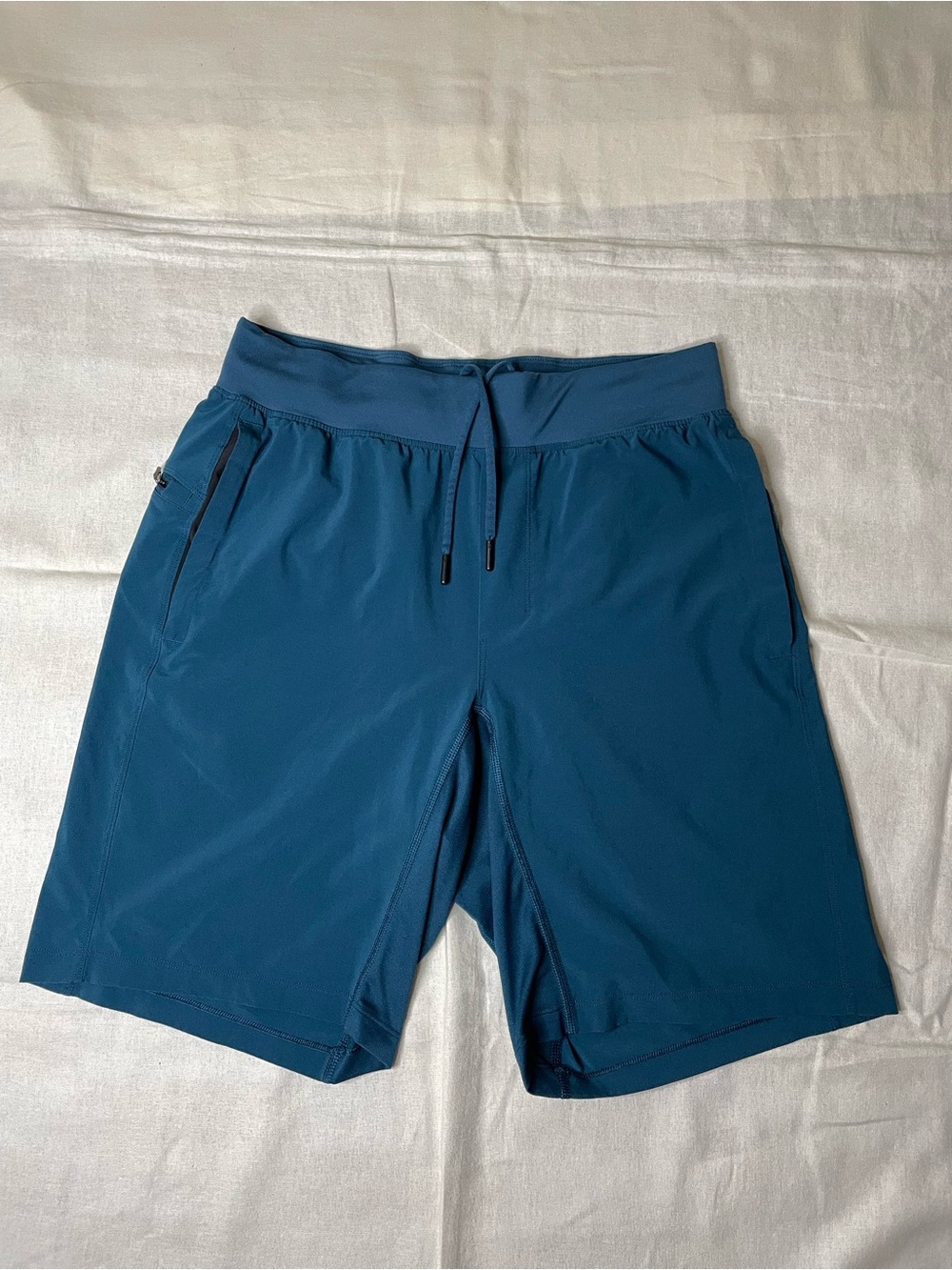 Lululemon Men's Performance Drawstring Shorts - Teal Blue